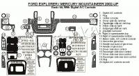 Декоративные накладки салона Mercury Mountaineer 2002-н.в. базовый набор, с авто A/C Controls, 20 элементов.